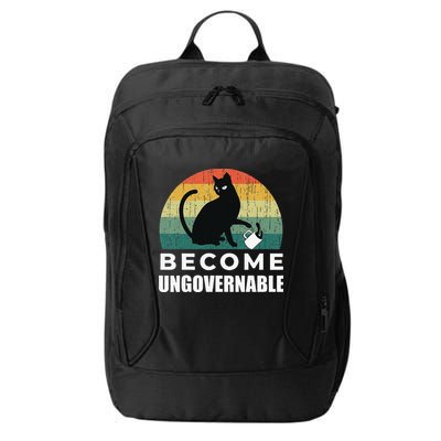 Become Ungovernable I Do What I Want Funny Cat City Backpack
