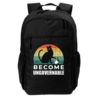 Become Ungovernable I Do What I Want Funny Cat Backpack