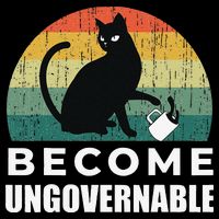 Become Ungovernable I Do What I Want Funny Cat Bucket Hat