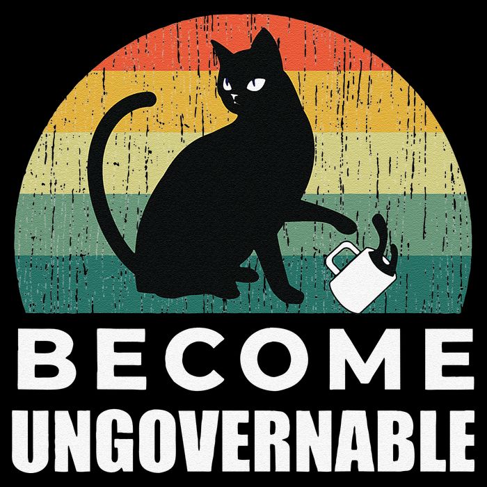Become Ungovernable I Do What I Want Funny Cat Bucket Hat