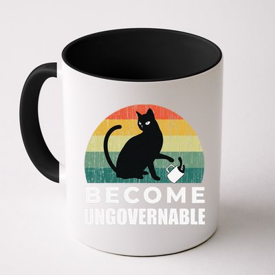 Become Ungovernable I Do What I Want Funny Cat Mug