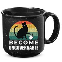 Become Ungovernable I Do What I Want Funny Cat 15oz Campfire Ceramic Mug