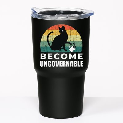 Become Ungovernable I Do What I Want Funny Cat Tumbler