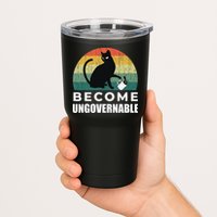 Become Ungovernable I Do What I Want Funny Cat Tumbler