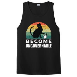 Become Ungovernable I Do What I Want Funny Cat PosiCharge Competitor Tank