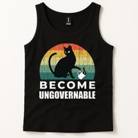 Become Ungovernable I Do What I Want Funny Cat Tank Top
