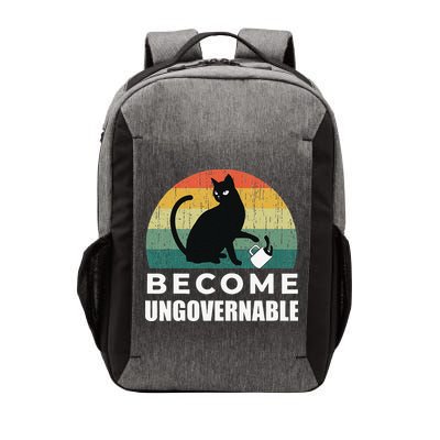 Become Ungovernable I Do What I Want Funny Cat Vector Backpack
