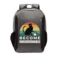Become Ungovernable I Do What I Want Funny Cat Vector Backpack