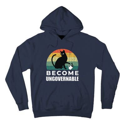 Become Ungovernable I Do What I Want Funny Cat Tall Hoodie