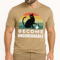 Become Ungovernable I Do What I Want Funny Cat Cooling Performance Crew T-Shirt