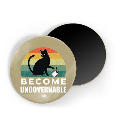 Become Ungovernable I Do What I Want Funny Cat Magnet