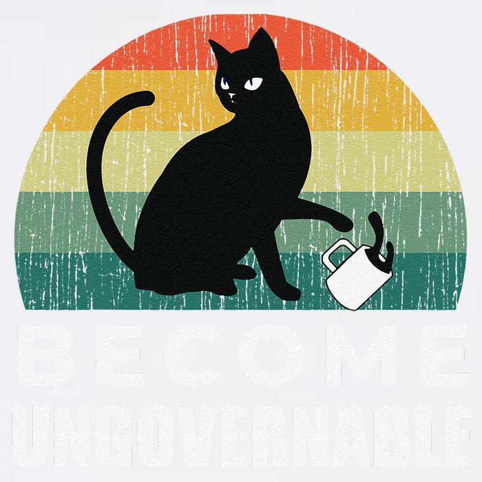 Become Ungovernable I Do What I Want Funny Cat Garment-Dyed Sweatshirt