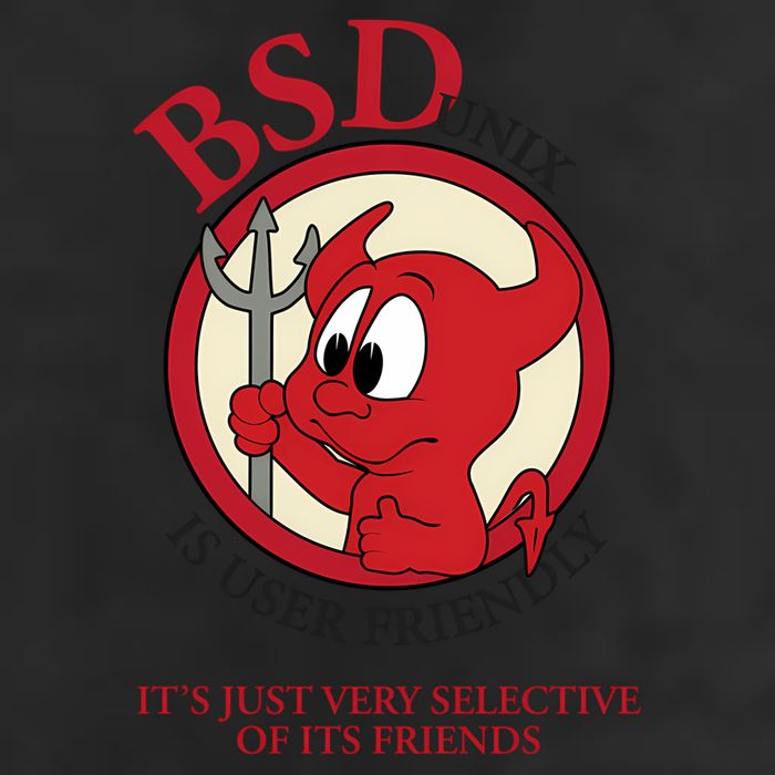 Bsd Unix Is User Friendly...Its Just Very Selective Of Its Friends Knit Cap Winter Beanie