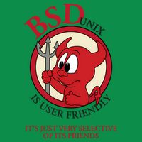 Bsd Unix Is User Friendly...Its Just Very Selective Of Its Friends Premium T-Shirt