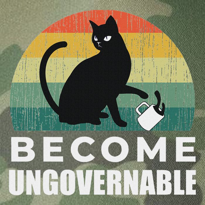 Become Ungovernable I Do What I Want Funny Cat Legacy Tie Dye Trucker Hat