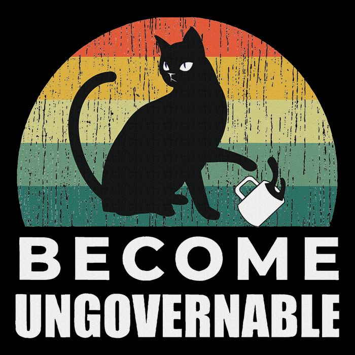 Become Ungovernable I Do What I Want Funny Cat Performance Shirt