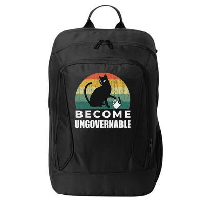 Become Ungovernable I Do What I Want Funny Cat City Backpack