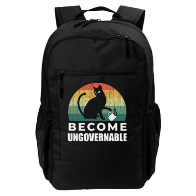 Become Ungovernable I Do What I Want Funny Cat Backpack