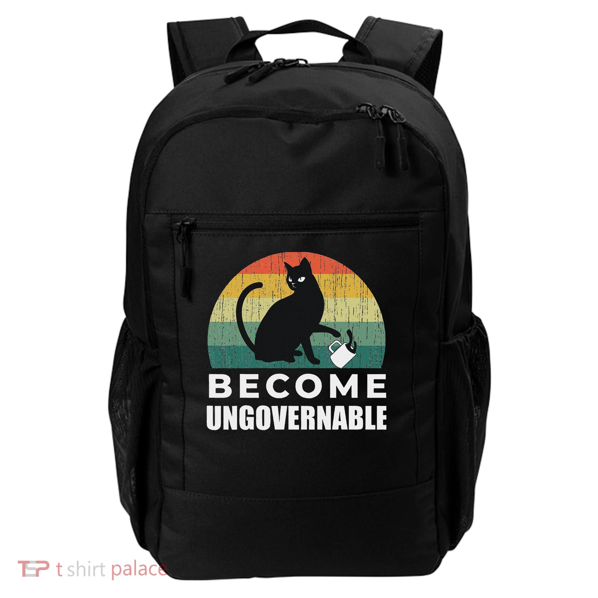 Become Ungovernable I Do What I Want Funny Cat Backpack