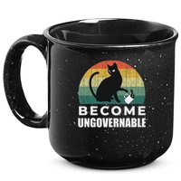 Become Ungovernable I Do What I Want Funny Cat 15oz Campfire Ceramic Mug