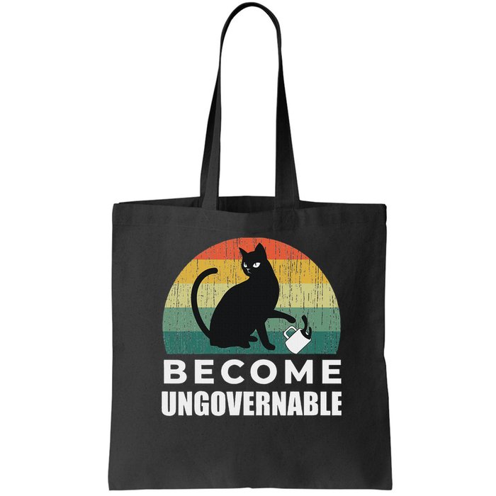 Become Ungovernable I Do What I Want Funny Cat Bag