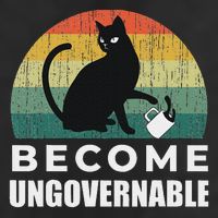 Become Ungovernable I Do What I Want Funny Cat 25L Jumbo Tote