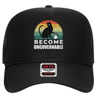Become Ungovernable I Do What I Want Funny Cat Trucker Hat