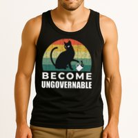 Become Ungovernable I Do What I Want Funny Cat Tank Top