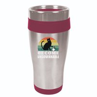 Become Ungovernable I Do What I Want Funny Cat 16oz Travel Tumbler