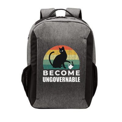 Become Ungovernable I Do What I Want Funny Cat Vector Backpack