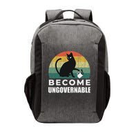 Become Ungovernable I Do What I Want Funny Cat Vector Backpack
