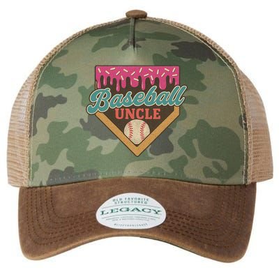 Baseball Uncle Ice Cream Drip Legacy Tie Dye Trucker Hat