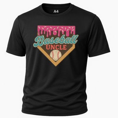 Baseball Uncle Ice Cream Drip Performance Shirt