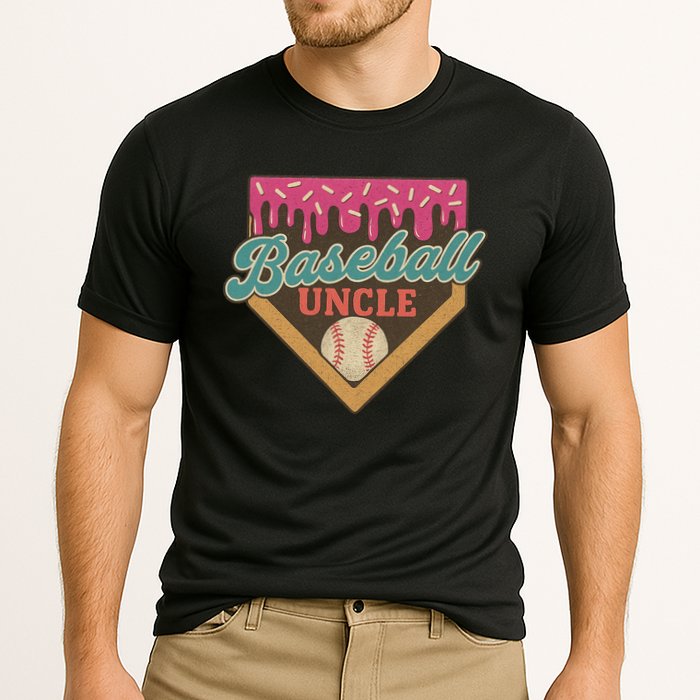 Baseball Uncle Ice Cream Drip Cooling Performance Crew T-Shirt