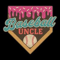 Baseball Uncle Ice Cream Drip Cooling Performance Crew T-Shirt