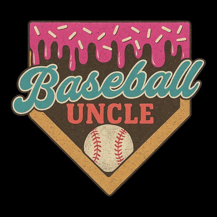 Baseball Uncle Ice Cream Drip Cooling Performance Crew T-Shirt