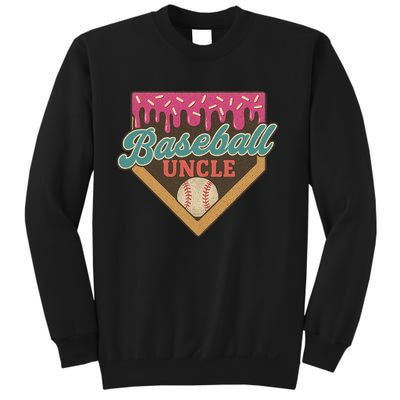 Baseball Uncle Ice Cream Drip Sweatshirt