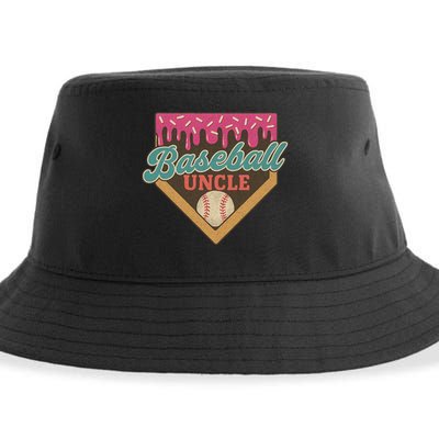Baseball Uncle Ice Cream Drip Sustainable Bucket Hat