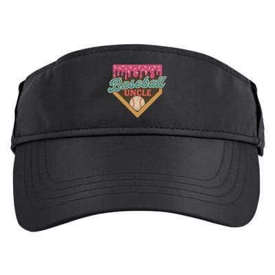 Baseball Uncle Ice Cream Drip Adult Drive Performance Visor