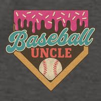 Baseball Uncle Ice Cream Drip Vector Backpack