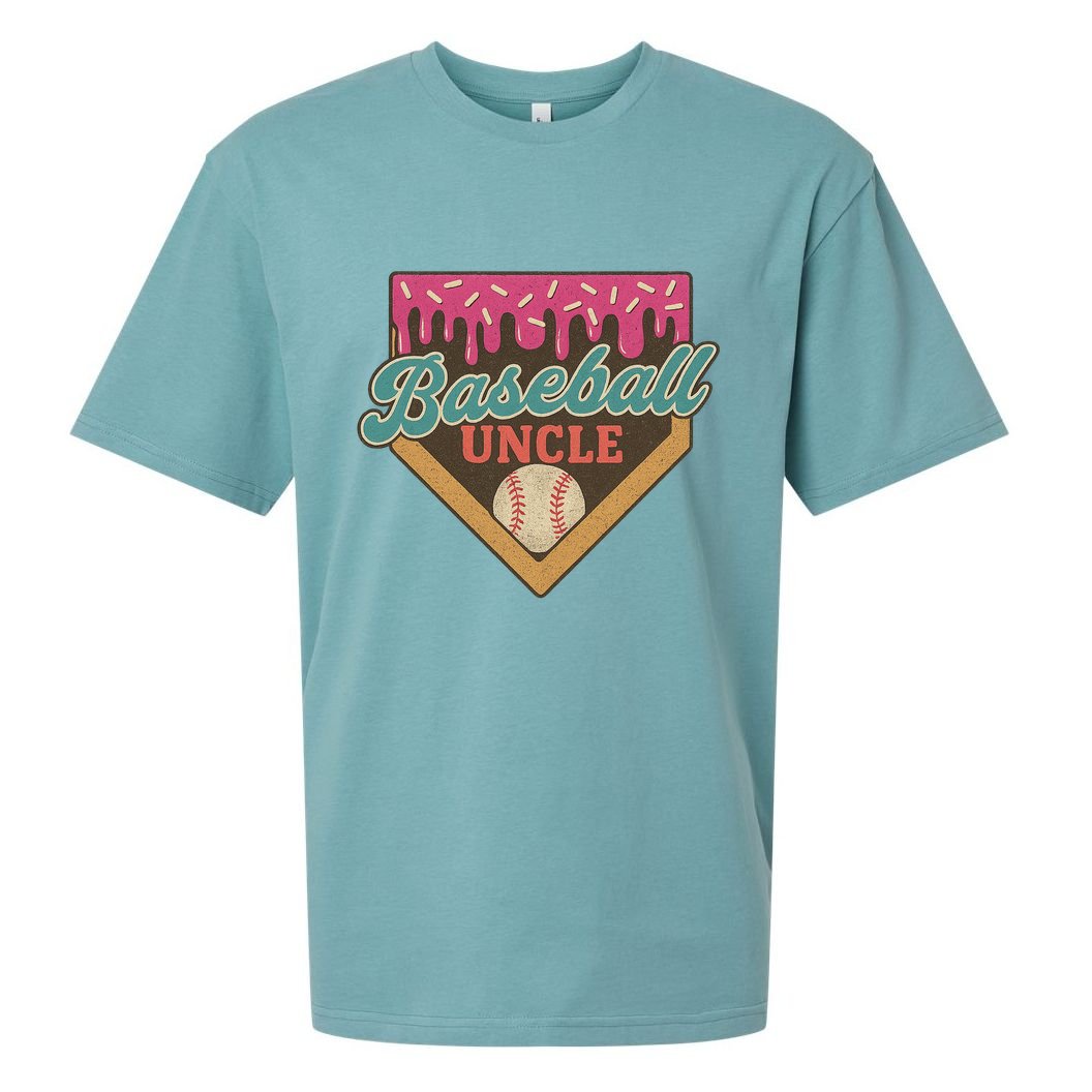 Baseball Uncle Ice Cream Drip Sueded Cloud Jersey T-Shirt