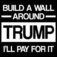 Build a Wall Around Trump I'll Pay For It Impact Tech Backpack