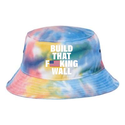 Build That F*cking Wall Tie Dye Newport Bucket Hat