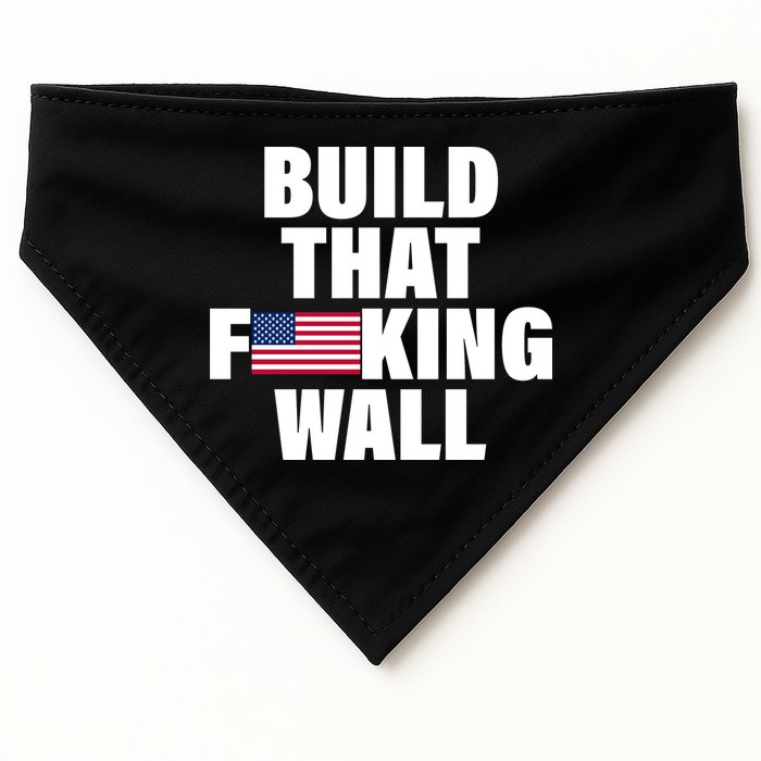 Build That F*cking Wall USA-Made Doggie Bandana