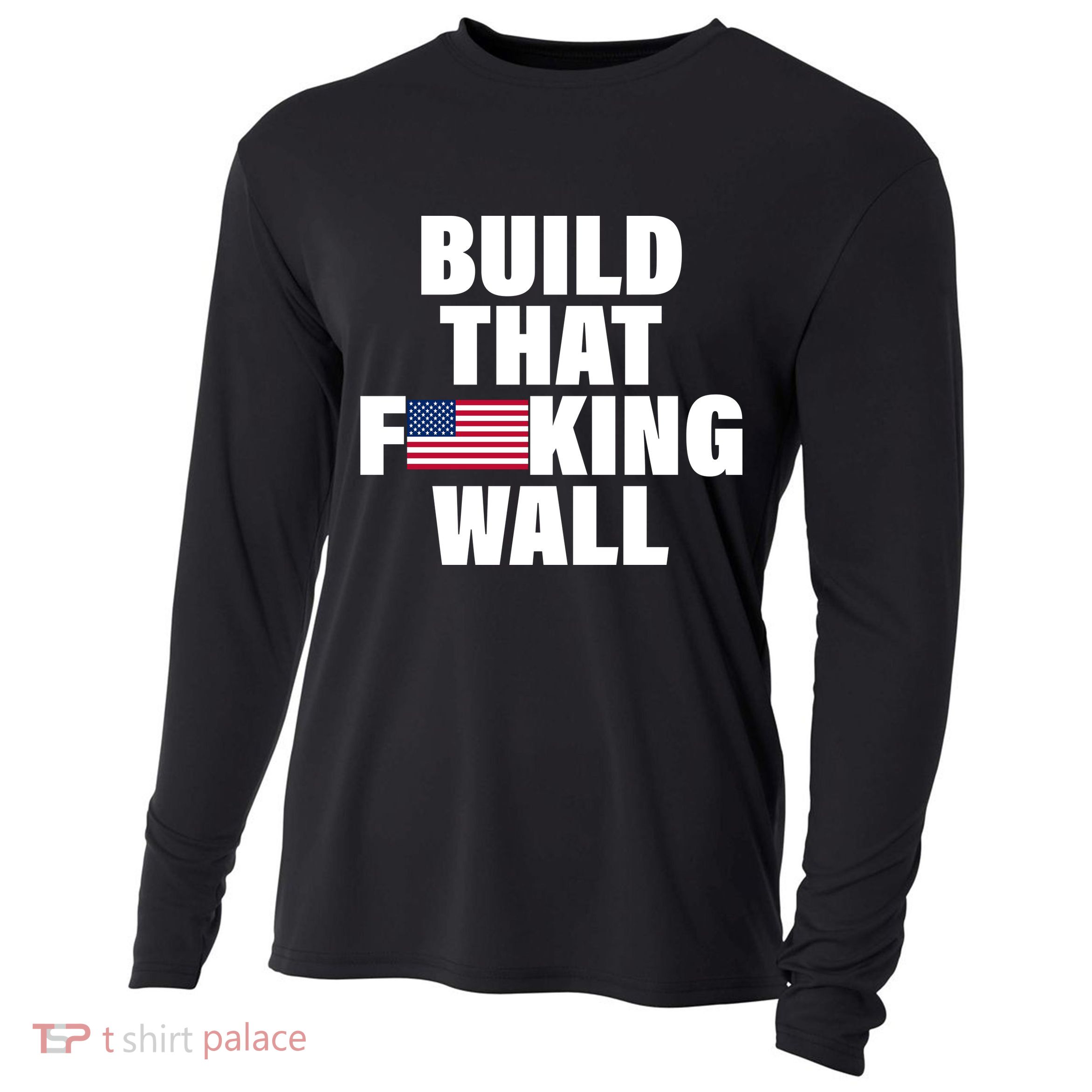 Build That F*cking Wall Cooling Performance Long Sleeve Crew