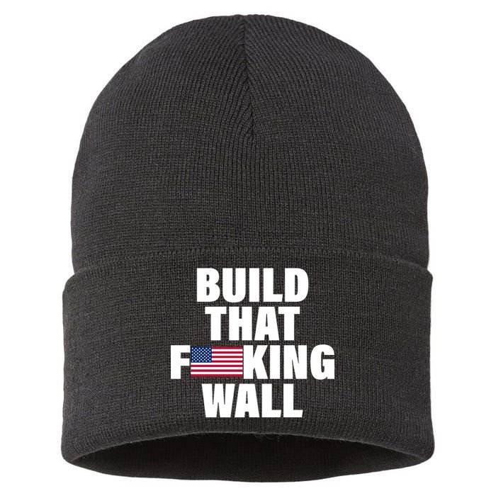 Build That F*cking Wall Sustainable Knit Beanie