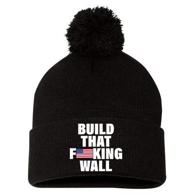 Build That F*cking Wall Pom Pom 12in Knit Beanie