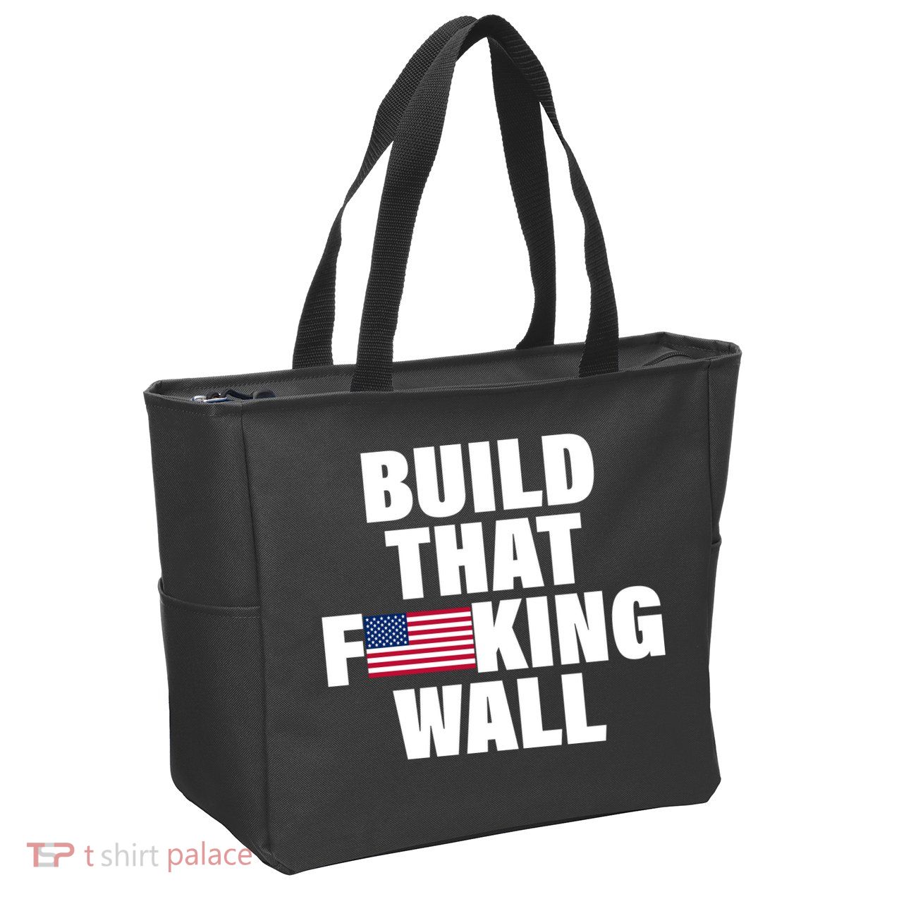 Build That F*cking Wall Zip Tote Bag