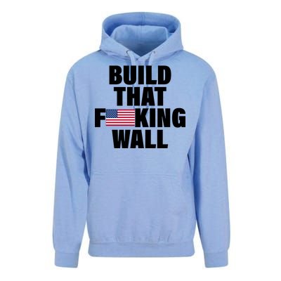 Build That F*cking Wall Unisex Surf Hoodie