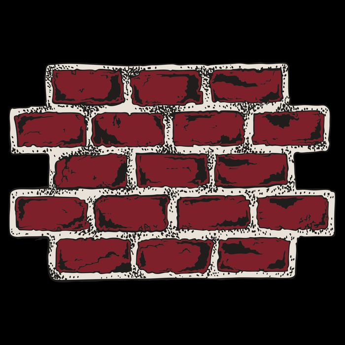 Build The Brick Wall Trump Poster